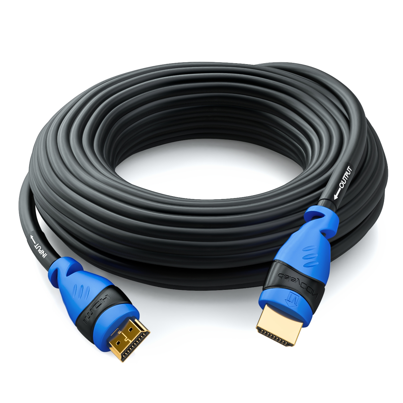 Bedrag dobbeltlag Blodig deleyCON AKTIVES HDMI Kabel mit Verstärker / Extender / Entzerrer - Schwarz  - deleyCON