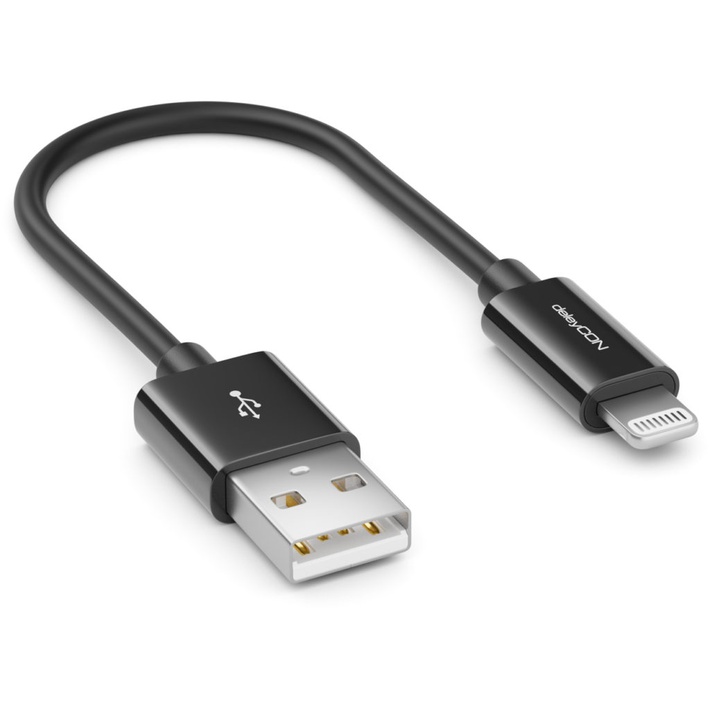 deleyCON Lightning 8 Pin USB Ladekabel Datenkabel MFI Zertifiziert für ...