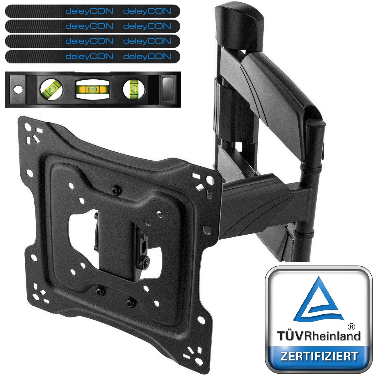 deleyCON TV & Monitor Wandhalterung 23" 42" Zoll & bis 35Kg und max
