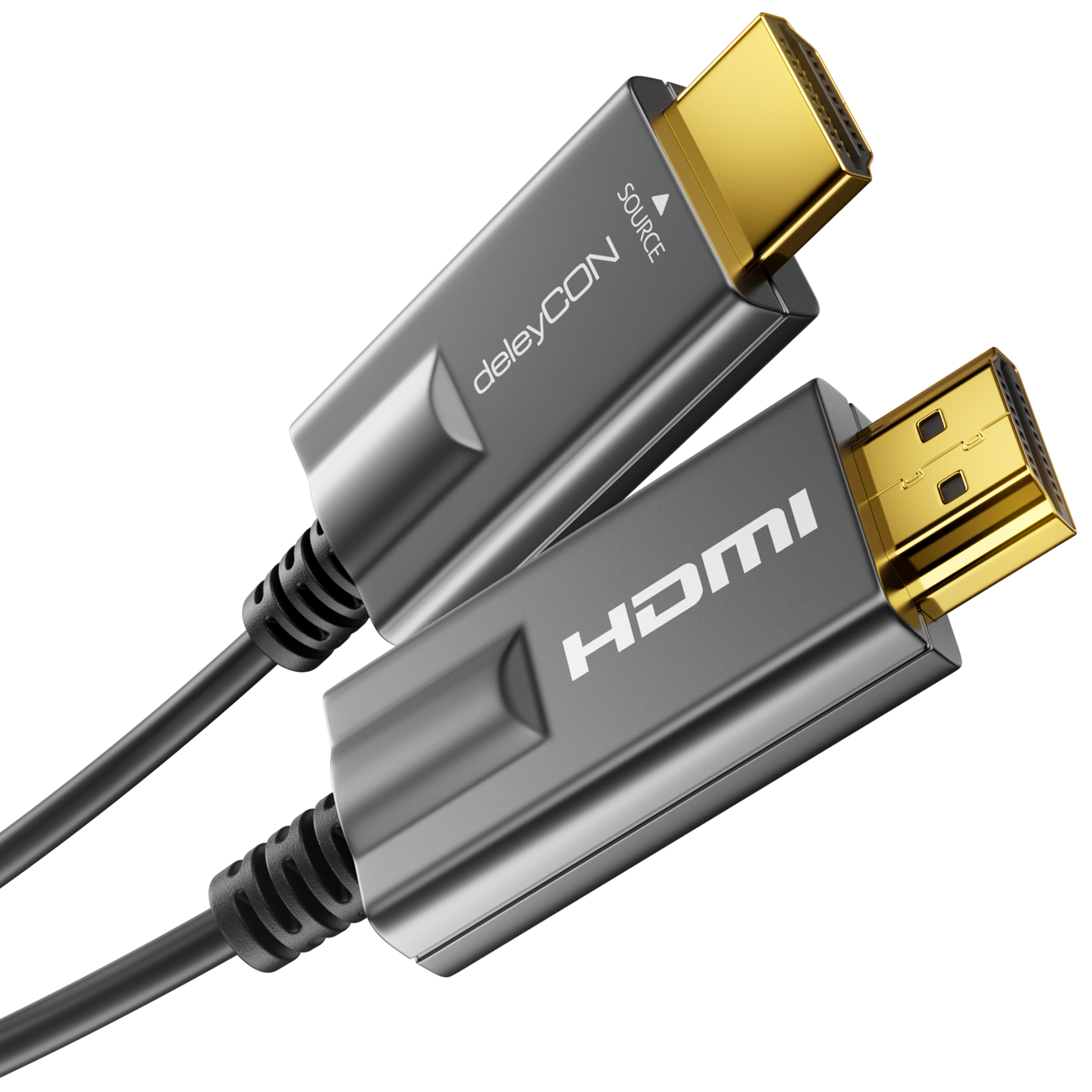 deleyCON 1,5m HDMI Kabel HDR10 UHD 4K@60Hz YUV 4:4:4 HDCP 2.2 3D ARC Weiß