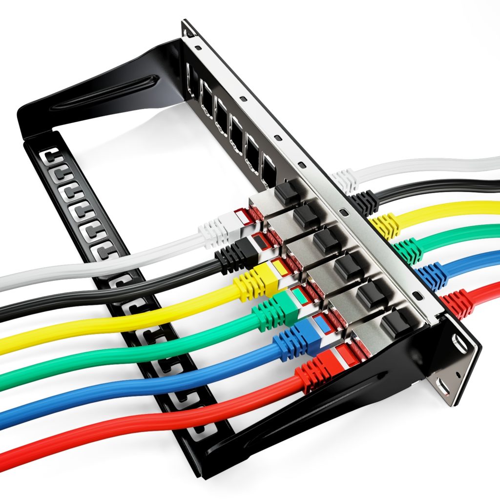 deleyCON CAT6a Keystone Modul Patchkabel Kupplung Verbinder Geschirmt