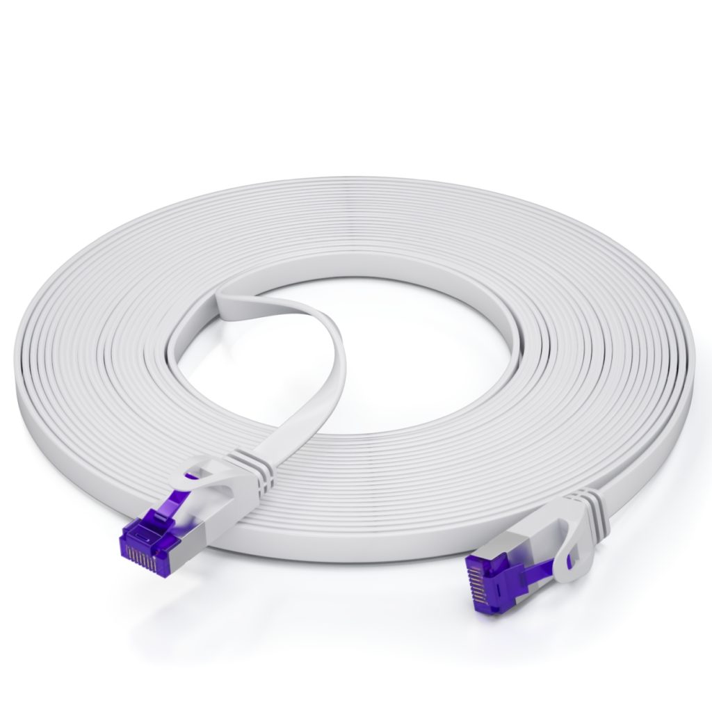 20m CAT 7 Netzwerkkabel – Flachkabel, RJ45, LAN/E Produktbild-Vorschau 7