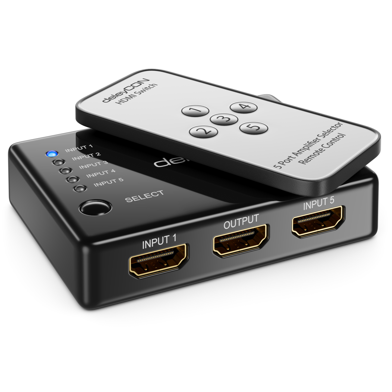 HDMI Switch 2 IN 1 Out Umschalter 4K HDMI Splitter 1 auf 2 HDMI Verteiler