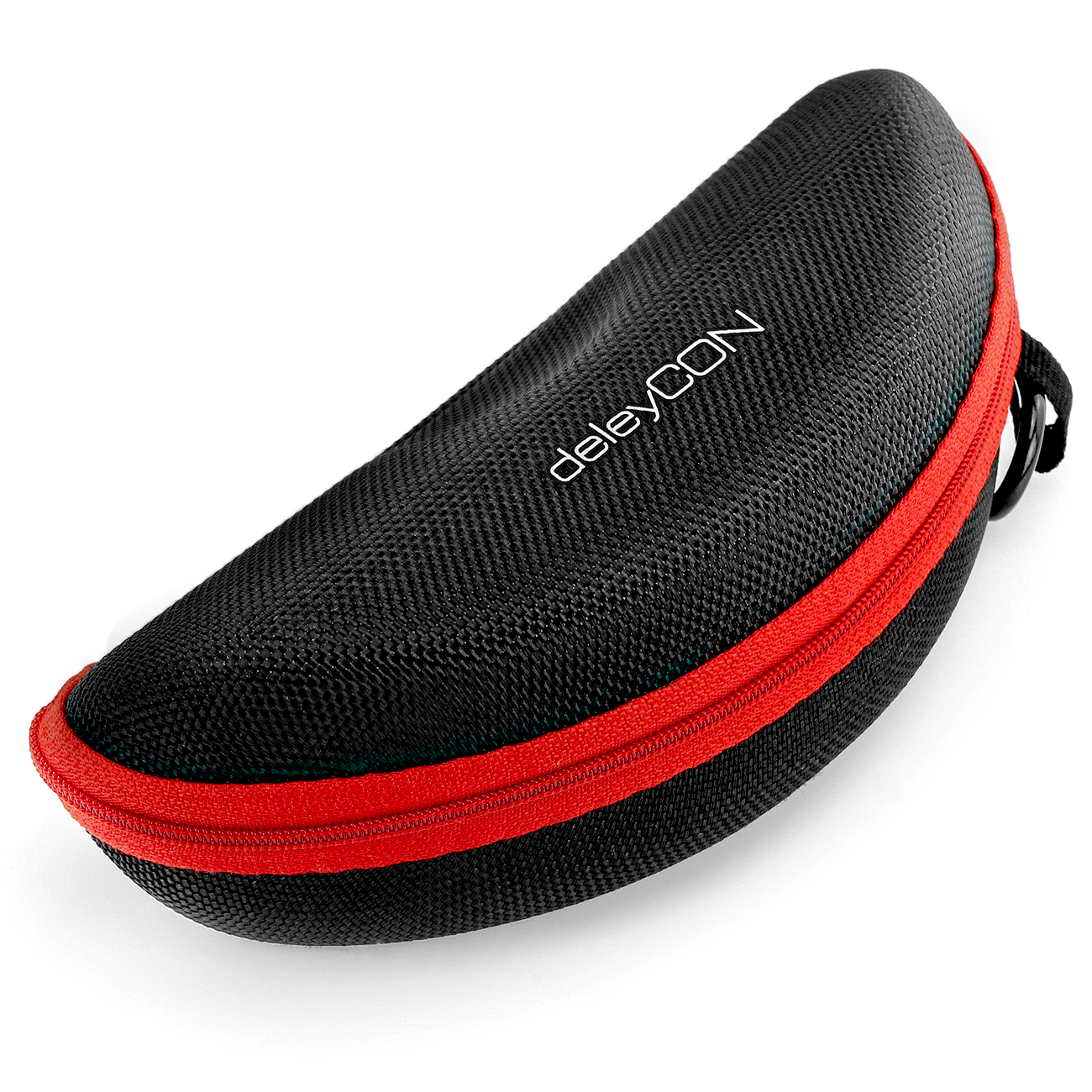 deleyCON Brillenetui Hardcase Hartschalen Etui Brillentasche Brillenbox  Hardcover Tasche Sportbrillen Fahrradbrillen Brillen Lesebrillen  Sonnenbrillen Brillenputztuch - deleyCON