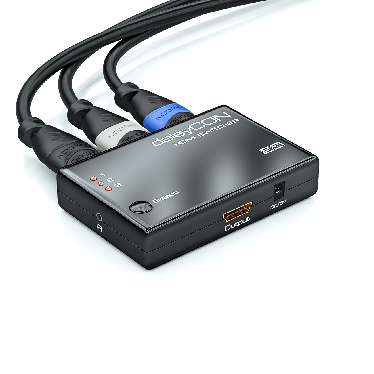 deleyCON 6m Câble HDMI 2.0a/b - Haute Vitesse avec Ethernet - UHD