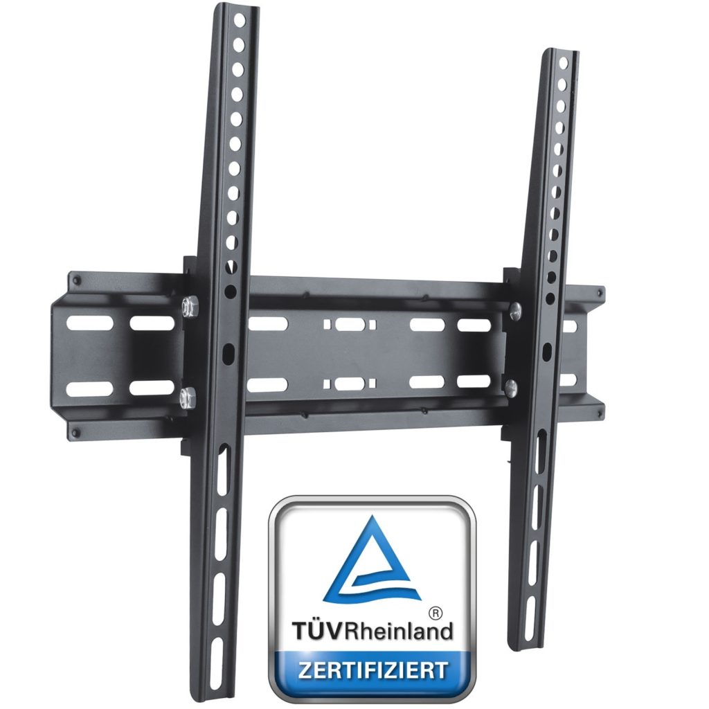 deleyCON Universal TV Wandhalterung 32"-55" Zoll (81-140cm) Neigbar bis