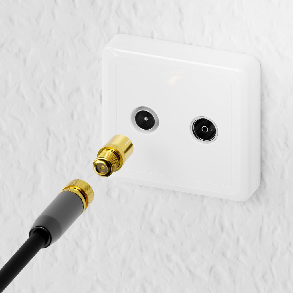 deleyCON SAT Adapter Set FStecker FKupplung KoaxKupplung FBuchse auf 1x IEC Antennenstecker