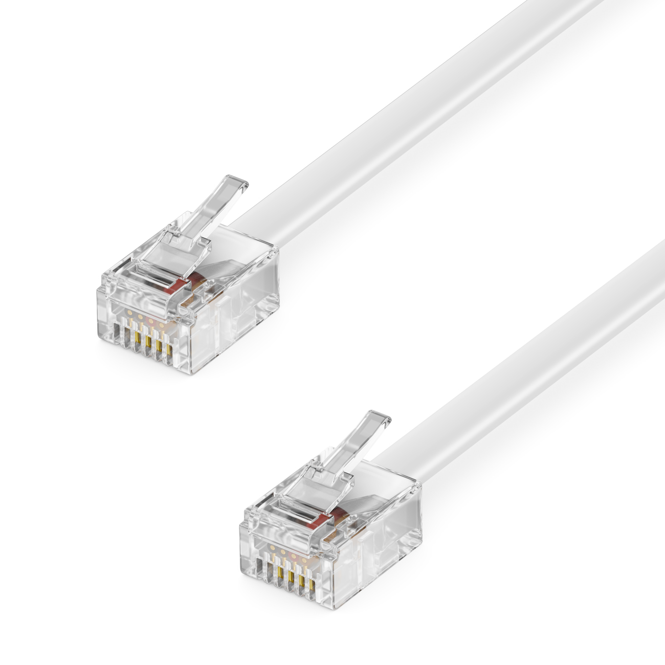deleyCON Telefonkabel RJ11 Modularkabel 6P4C Westernkabel RJ11 auf RJ11 ...