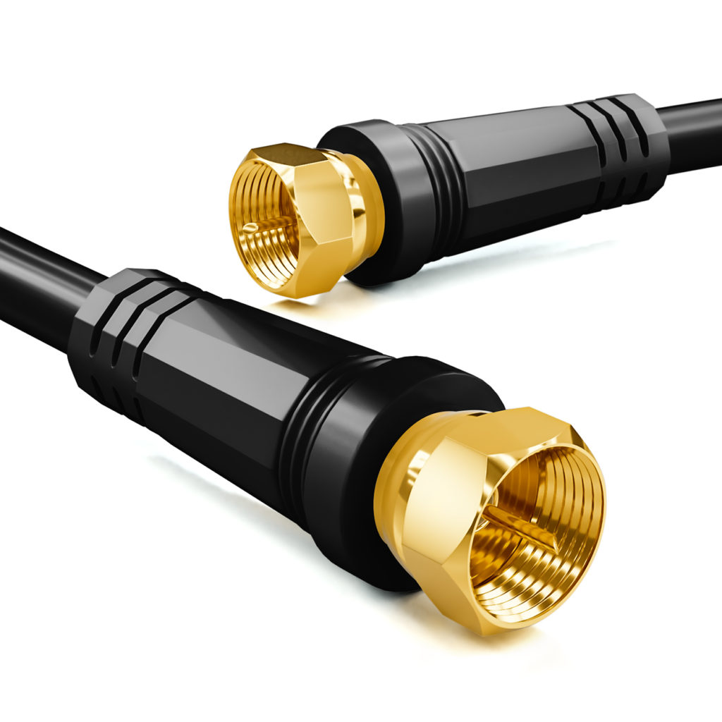 deleyCON SAT TV Antennenkabel Koaxial Kabel HDTV 4-Fach Schirmung DVB-S DVB-S2 Radio DAB ...