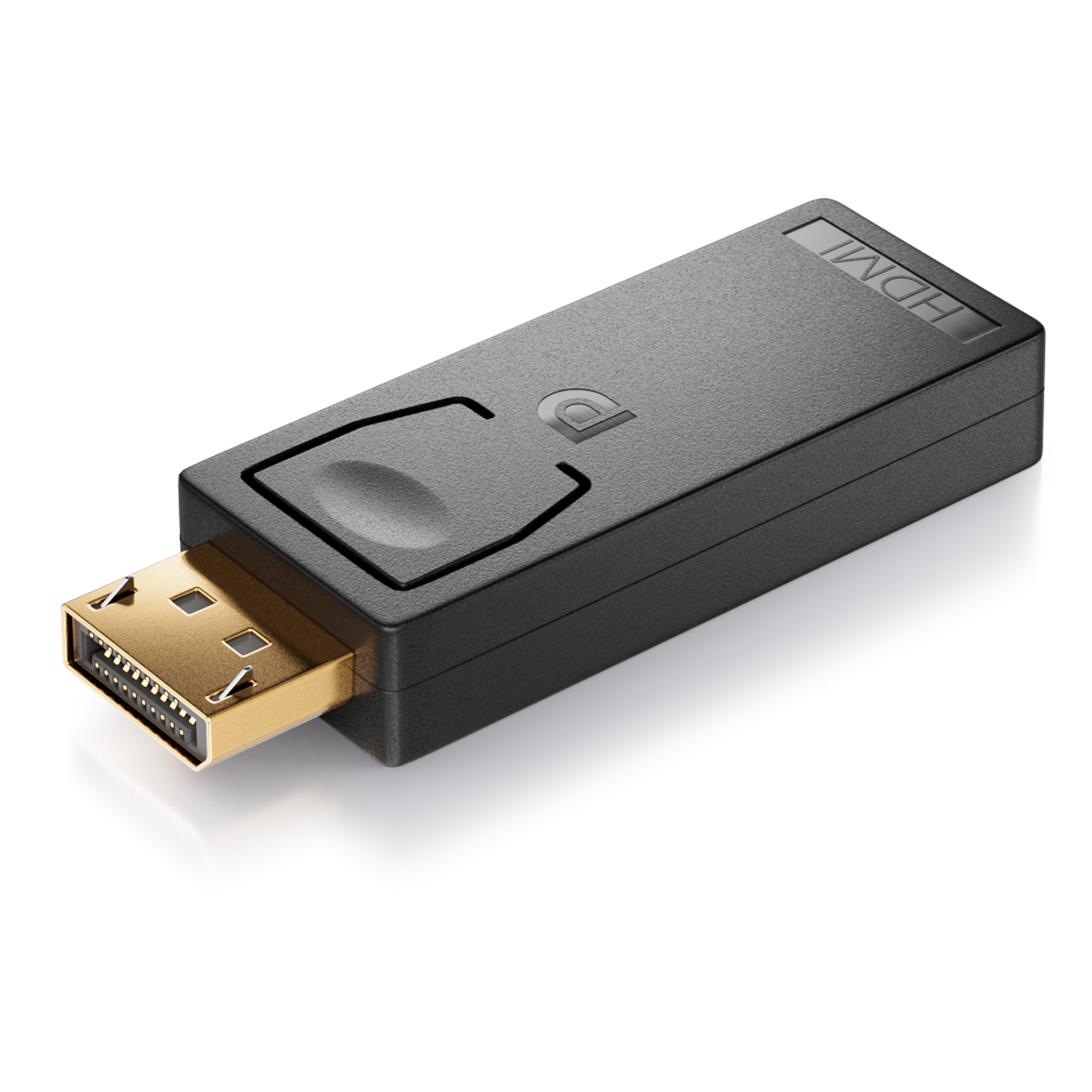 deleyCON HDMI Adapter 90° Winkel HDMI Buchse/Stecker vergoldete Kontakte 
