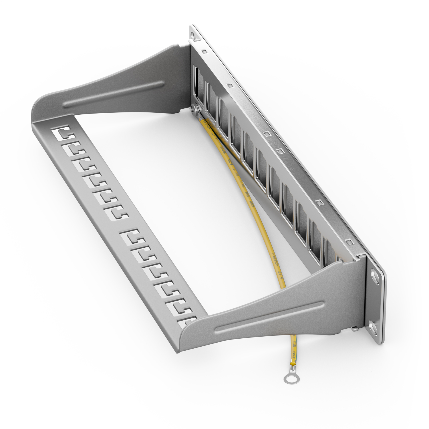 Glasvezel patchpaneel (19 inch) - 12 x E2000/APC singlemode - Glasvezel