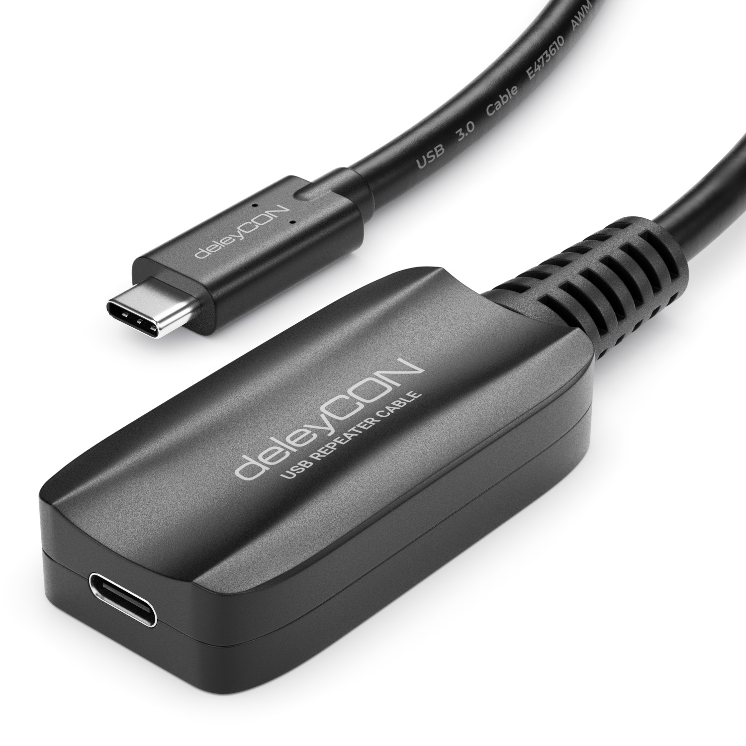 celexon USB-C auf USB-A Kabel - USB 3.2 Gen 2x1 0,5m, weiß, Weiß, 0,5 m